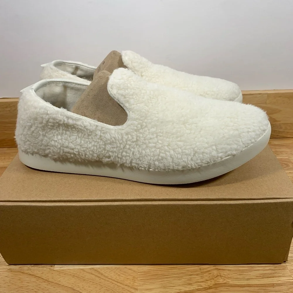 NEW Wool Lounger Fluff Mens 13 Natural White Cream‎ Merino Wool MF1MAWW130